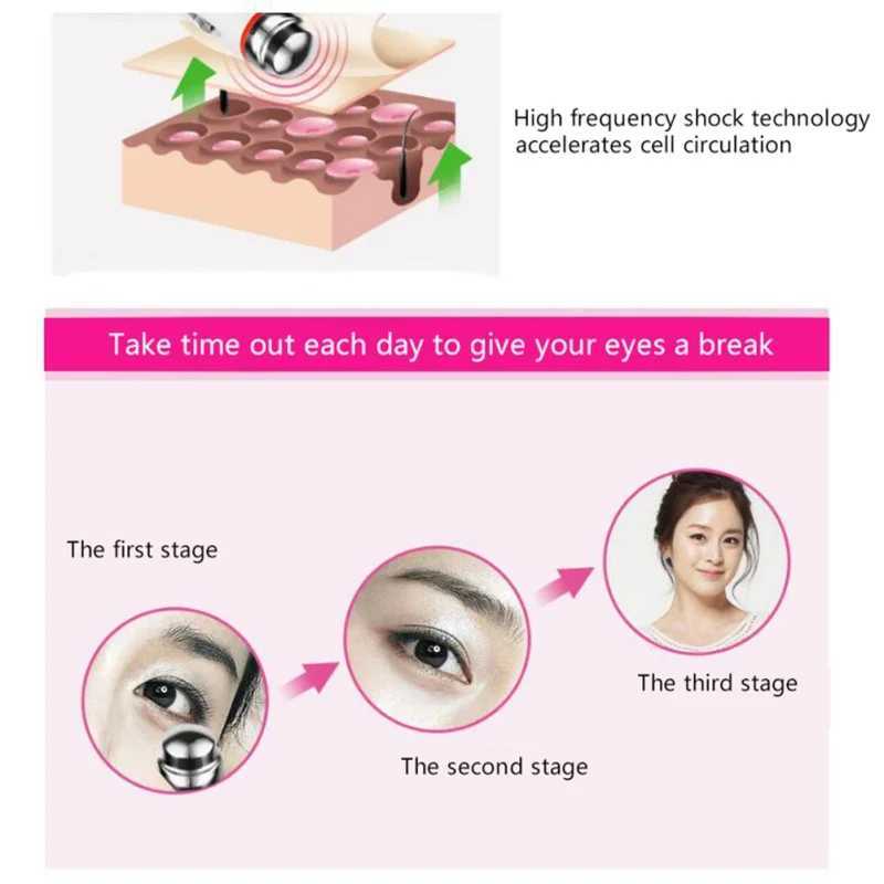 1 mini vibration massage electric eye beauty device roller massage machine for household use wrinkle removal dark circulation anti-aging and health W2
