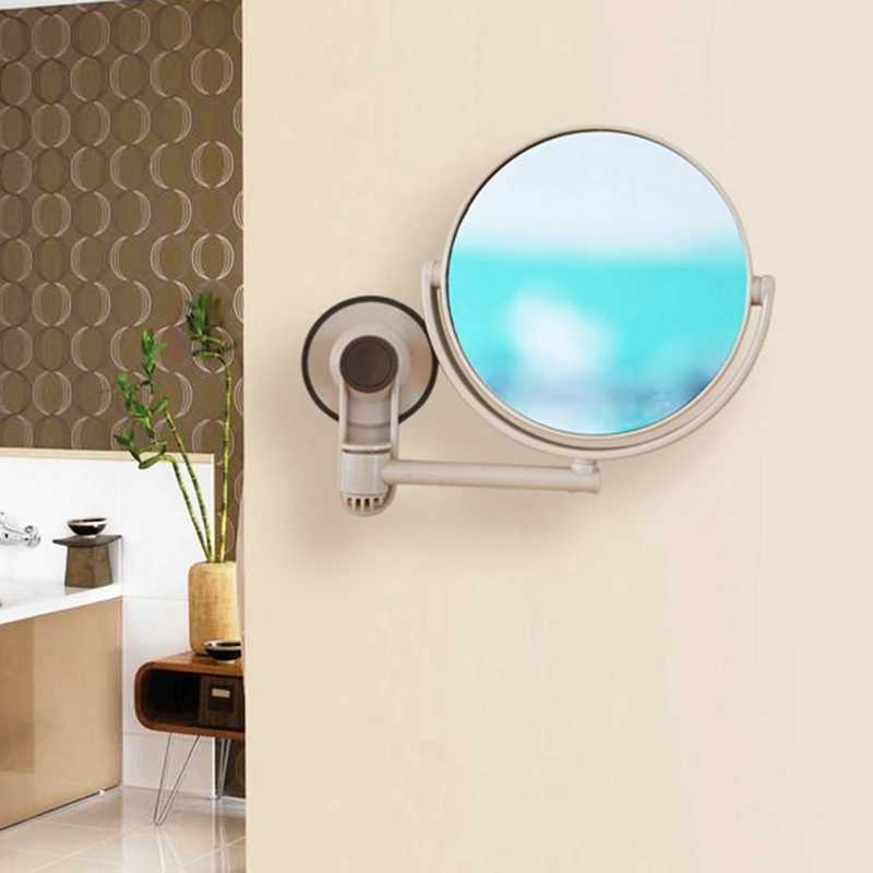 Bath Mirror Cosmetic Mirror 1X/3X Magnification Suction Cup Adjustable Makeup Mirror Double-Sided Bathroom MirrorXJ241213