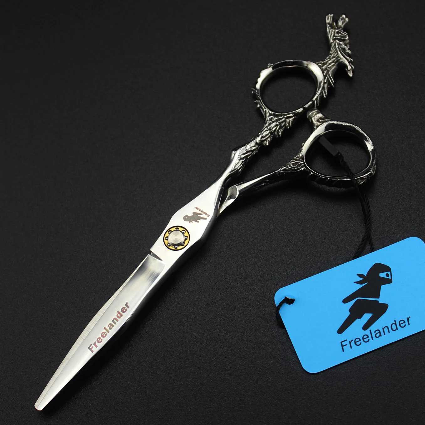New Arrival Silver Handle Professional Hair Clipper 6 RC9 Steel Hair Clipper and Thin Clipper Z241213