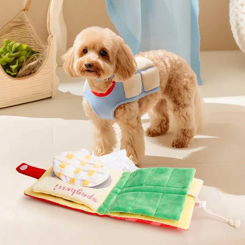 New dog sniffing puzzle toy sound toy hidden food sniffing pad reduces boredom anxiety slow food odor training dog brain X241213