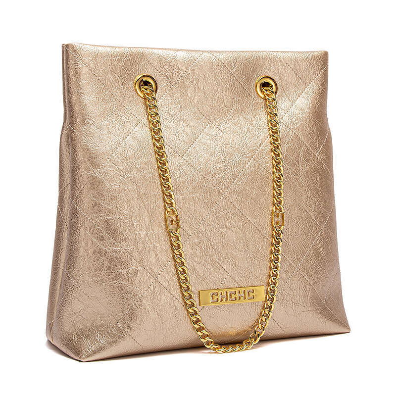 Women's Bags Classic Retro Style Pure Colour Fashion Women's Bag Simple Versatile Chain Shoulder Strap Design Exquisite Workmanship