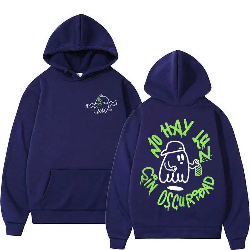 Rap singer Feid Ferxxo Mor No Le Temas A La Oscillidad mens hoodie womens retro hoodie casual wool zipper sweatshirt W241213