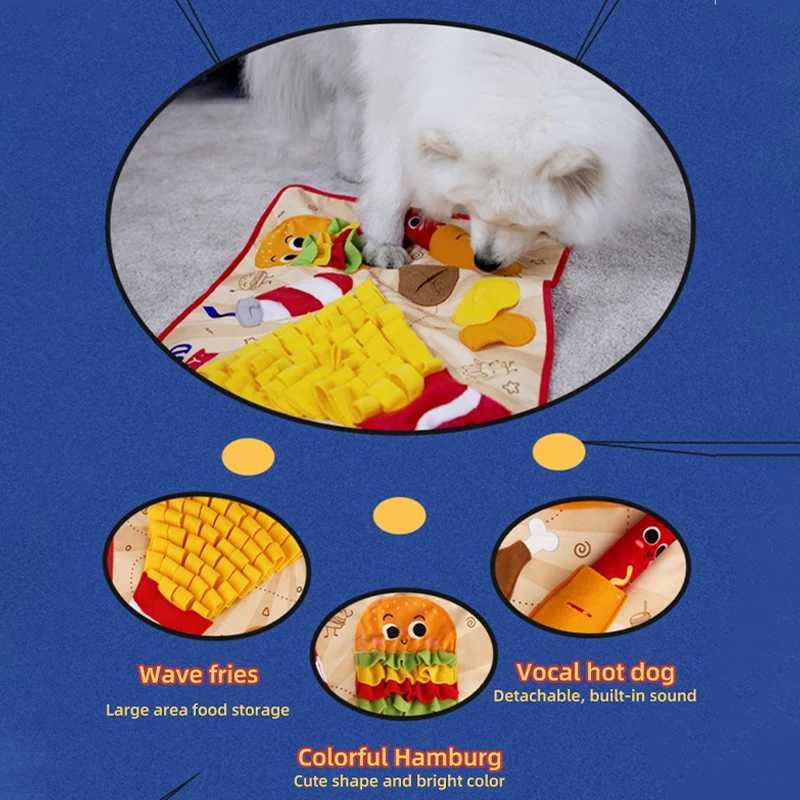 GiGwi dog toy Olfactory pad interactive puzzle toy dog plush training bite resistant pet appearance hidden food plush toy X241213