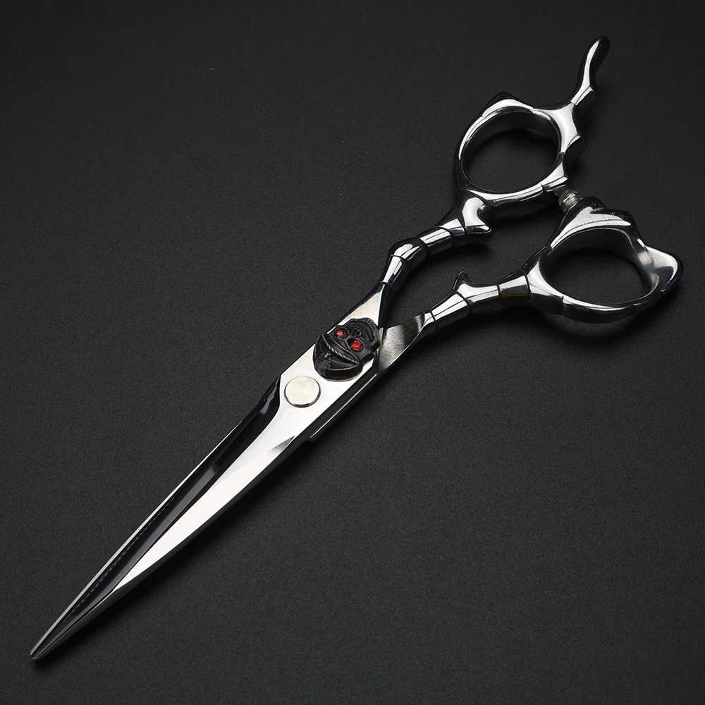 New Arrival XUANFENG 6 inch skull hairdresser scissors hair salon styling tools cutting scissors and thinning scissors Z241213