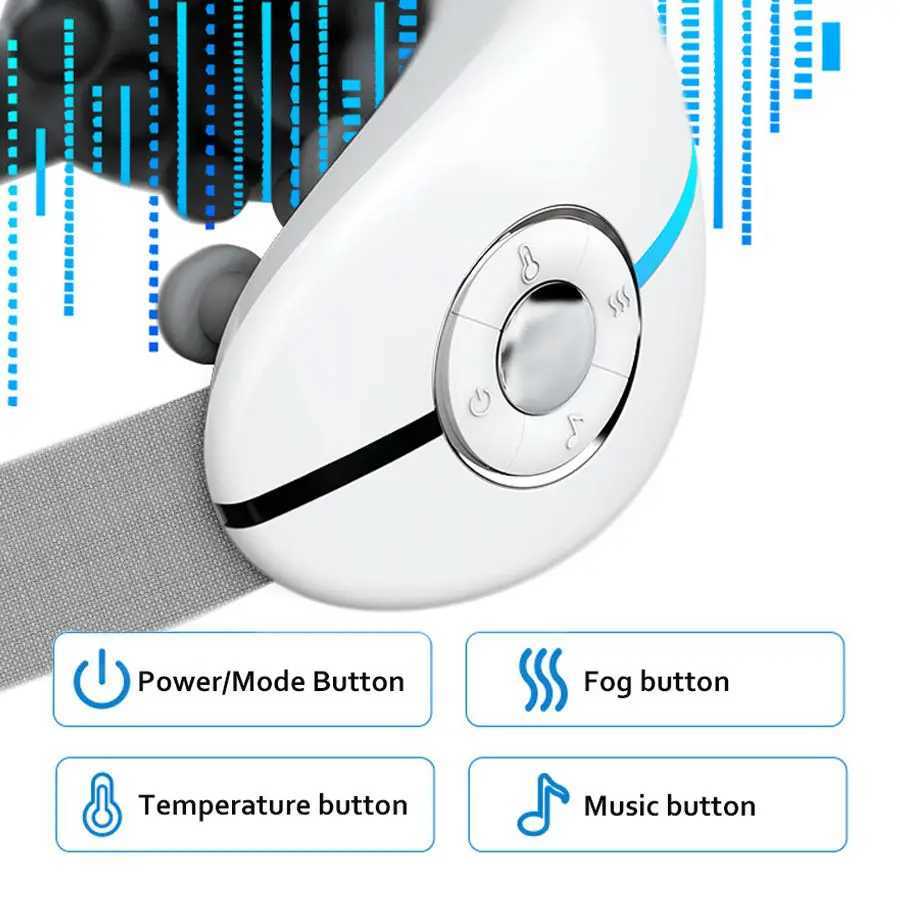 Intelligent steam eye mask electric 3D eye care massage equipment with compressed music eye massage equipment W241213