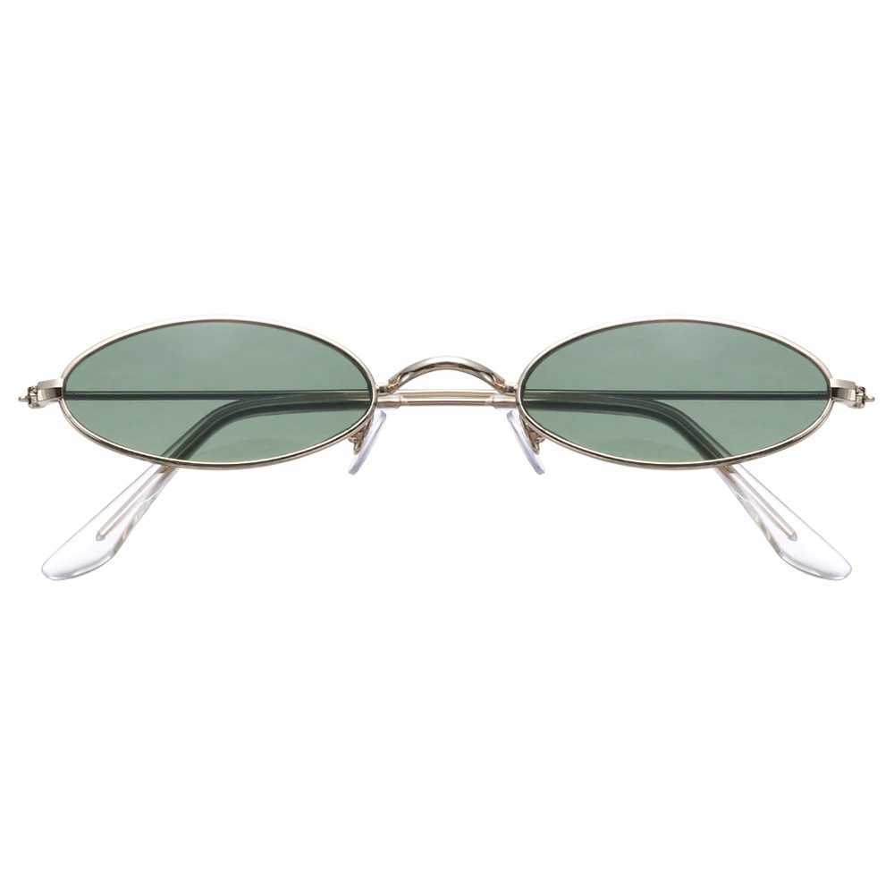 Retro Small Oval Sunglasses Vintage Shades Sunglasses Women 2023 for Men Women Eyeglasses 90s Street Style Sun GlassesX241213