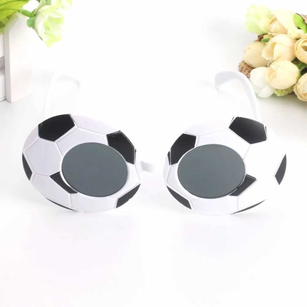 Sunglasses soccer glasseFootball funny glasses gift personality black and white World Cup funny props cute toys cheerleading party supplies H241213