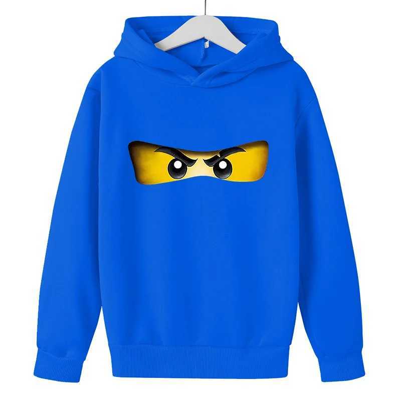 Popular autumn and winter games childrens sleeping wool set 3-14 year old childrens pullover male baby casual warmth W241213