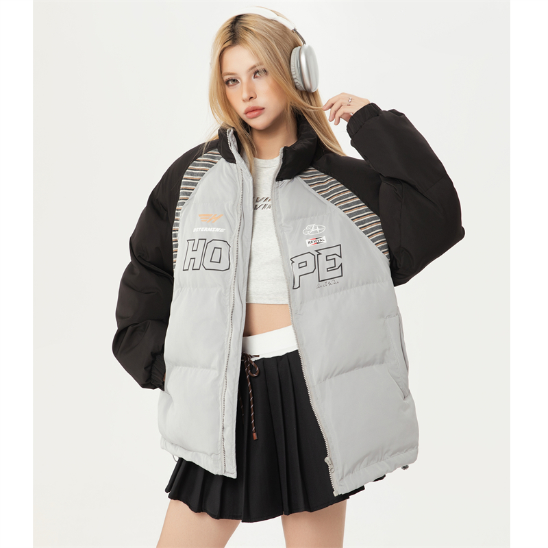 Women's Winter Padded Down Jacket 2024 Patchwork Fashion Woman Winter Padding Coats Clothes for Women Korean Style Women's Clothing