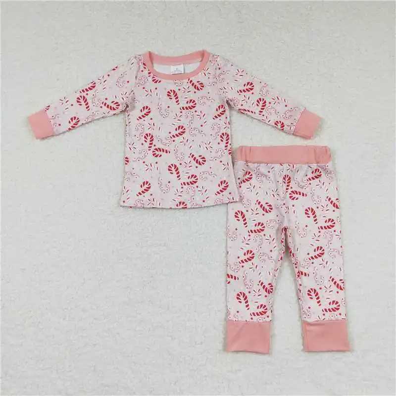 Hot selling Christmas tree long bell bottoms childrens clothing wholesale boutique clothing little girls clothing childrens clothing W241213