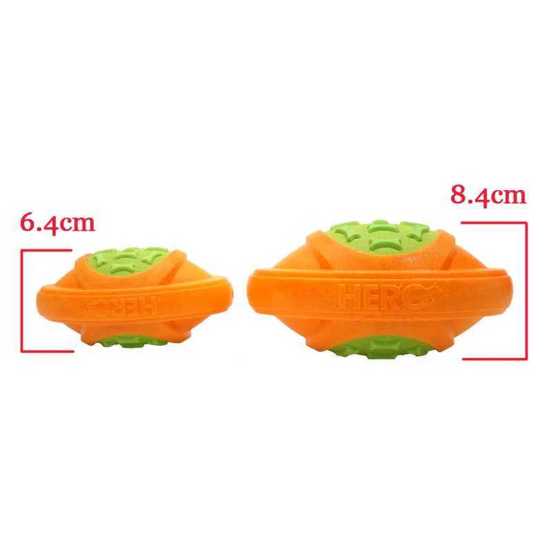 CAITEC dog toy soccer is suitable for dogs floating squeezing hard and sturdy suitable for outdoor throwing and suitable for medium to large dogs X241