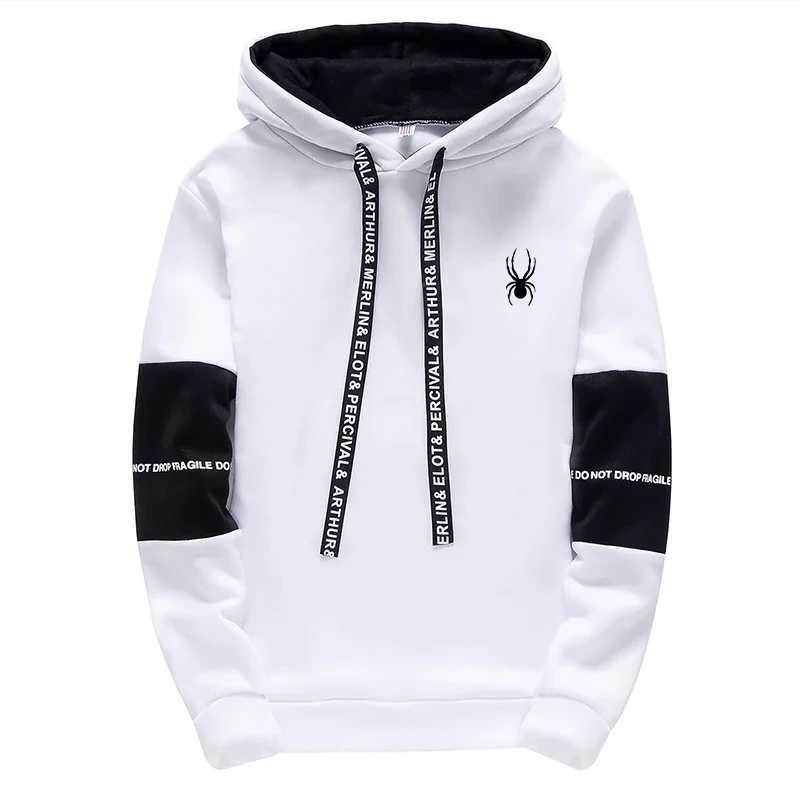 Mens Hoodies Long Sleeve Casual Printing With Letter Sweatshirts New Spring Hip Hop Pullover Sports Top Mens Hooded Sweatshirts W241213