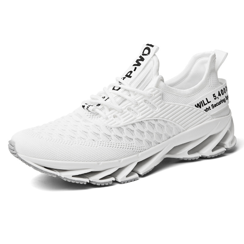 Men's shoes blade shoes new large size autumn flying mesh surface student sports leisure running shoes size 39-46