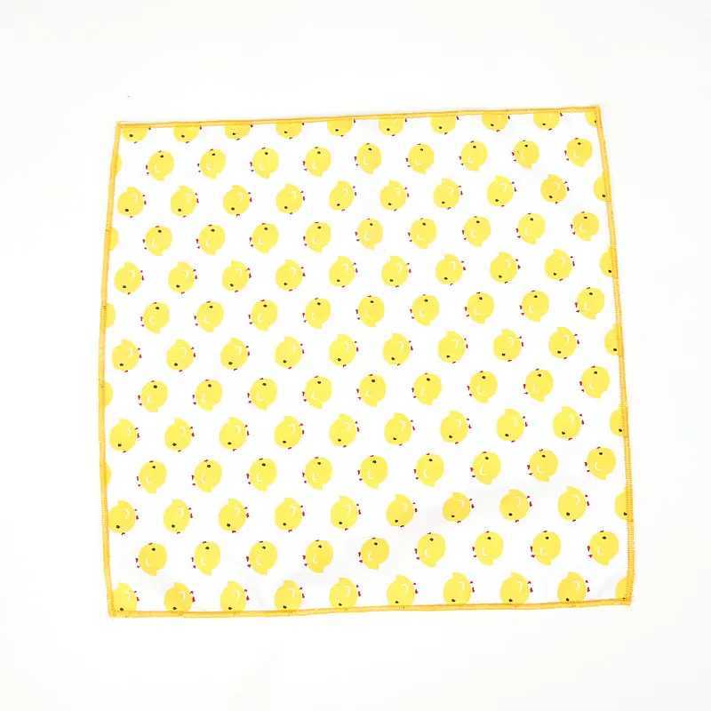 2018 New Mens Cotton Fashion Handle Animal Printed Pocket Square Mens Wedding Chest Towel Set Hanji 25 * 25cm W241213