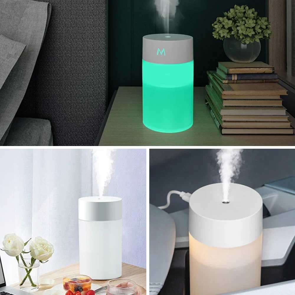 0x134D9AE Portable Smart Humidifier for Home Car Oil USB Aroma Diffuser Mute Diffuser Mane Evaporative HumidifierXJ241213