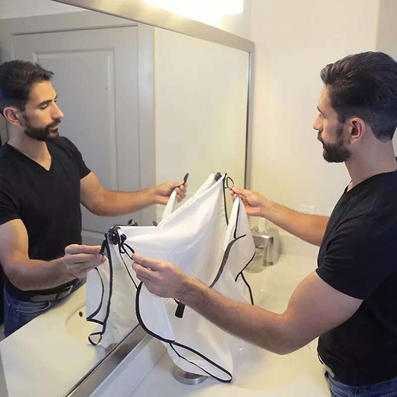 Beard Male Shaving Catcher Cape Care Bib Face Shaved Hair Adult Bibs Shaver Cleaning Hairdresser Gift for Man Clean Apron s dresser