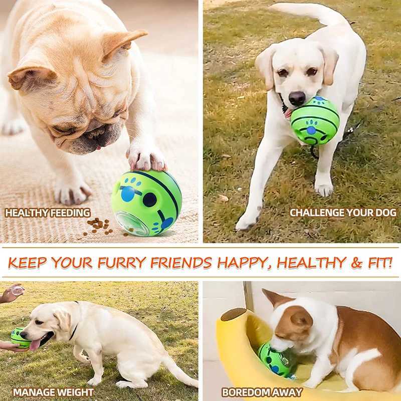 Benepaw Interactive Dog Toy Food Delivery Treatment Pet Giggle Ball Safety Dog Squeezing Puppy Puzzle Toy X241213