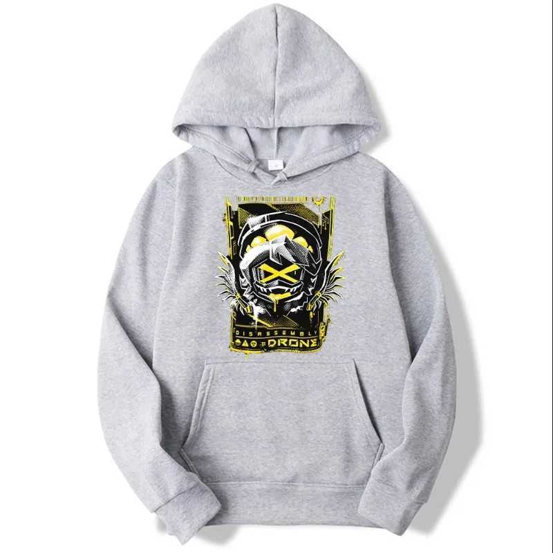 Murder drone retro hoodie mens sweater casual print Harajuku cool hoodie jacket top womens hoodie W241213