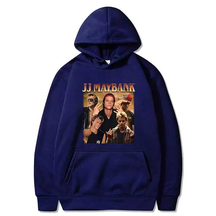 Series 3 Fashionable Wool Hoodie for Mens Retro Street Mens Pullover JJ Maybank Long Sleeve Hoodie W241213