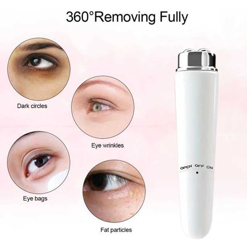 4 Mini Massage Pens Electric Eye Massager Face Body Massager Essence Introducer Beauty Massager White Pink W241213