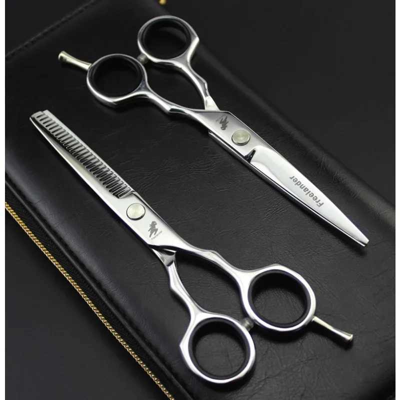 New Arrival Professional Japanese 4cr 6-inch black barber barber Z241213