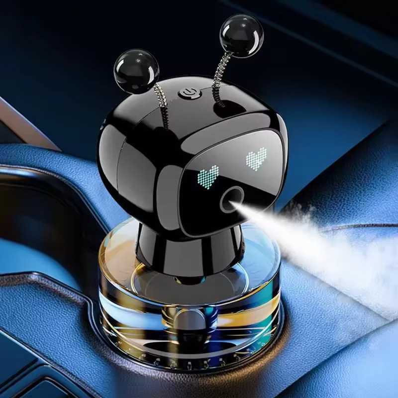 Smart Car Air ener AI Rechargeable Car Aroma Diffuser Smart eyes 4 Levels of Adjustable Intelligent Car Diffuser GiftXJ241213