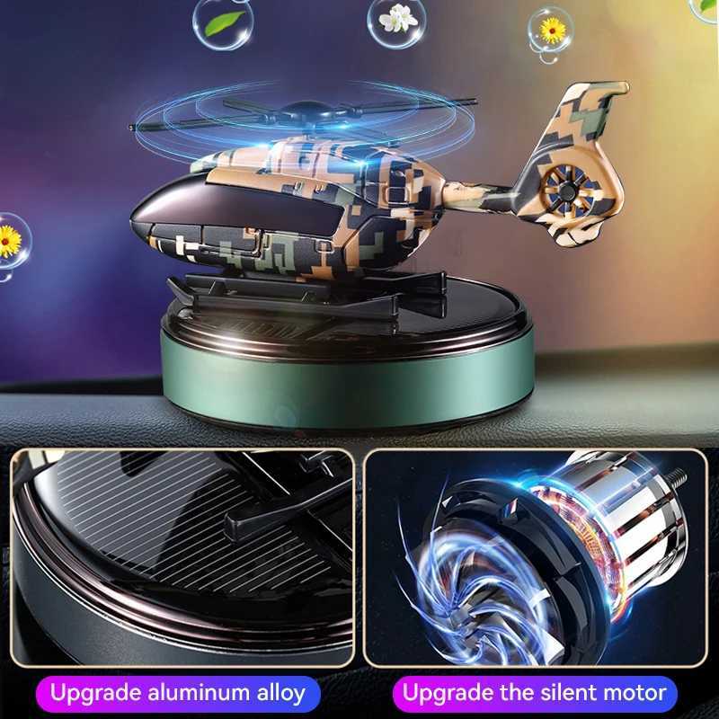 Odorless DIY Perfume heliter solar car air eners rotating decorations ornaments dashboard fragrance aroma diffuser menXJ241213