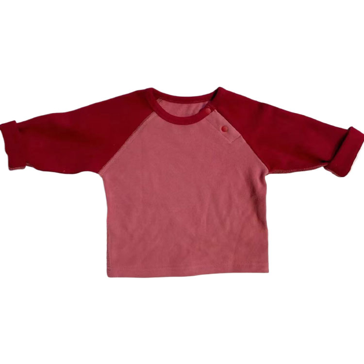 Boys' Warm Underwear Top - High Collar Stretchy Thermal Tee for Infants