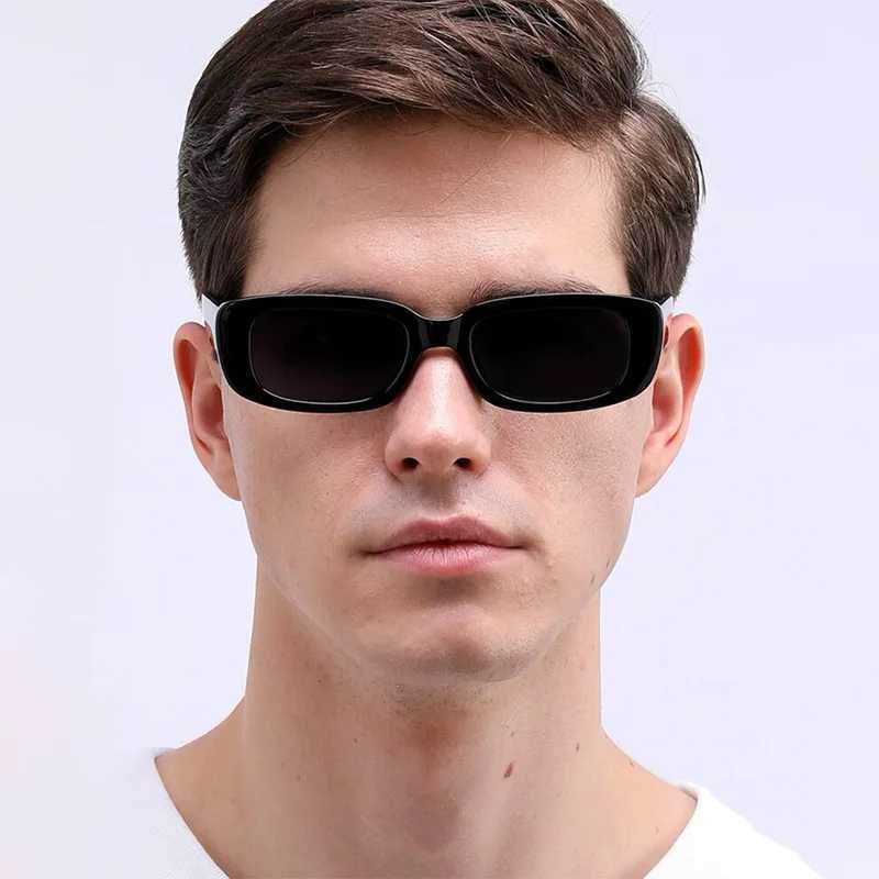 New Small White Frame Oval Sun Glasses Trend Sunglasses Unisex Punk Street Trend Cool Eyeglass Shades Glasses Frame UV400X241213