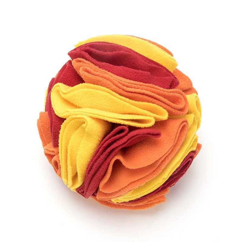 Dog sniffing ball puzzle toy increases intelligence slow glue feeder folds dog nose sniffing toy pet training game intelligent toy X2412131