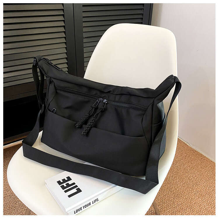 Popular Bag For Women, New Large Capacity Nylon College Student Class Single Shoulder Crossbody Anti Splash Water Bag, Fashionable Quality, Classic