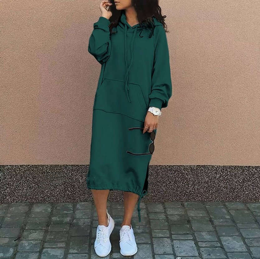 European And American Style Plus Size Long With Hoodie In Stock, Fashionable Quality, Classic