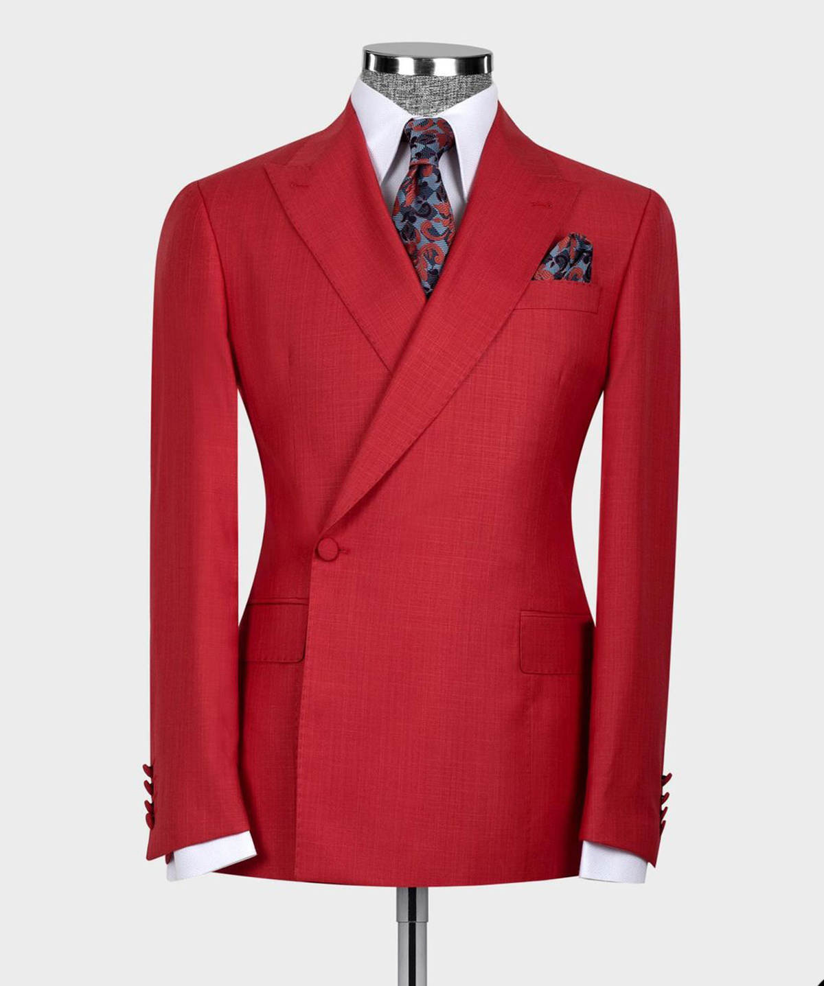 Bright Wedding Suits 1 Piece Set Coat Peaked Lapel Fashion Men Tuxedos One Button Formal Groom Tuxedo suit Customized