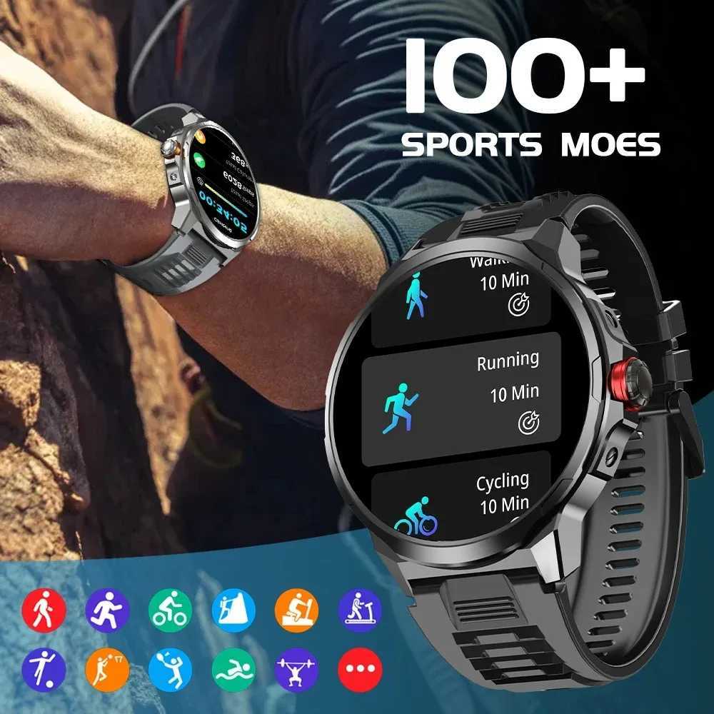 High Quality 1.93-inch ultra high definition smartwatch for men with 700 Mah AMOLED screen BT calling GPS Trajectory NFC heart rate mens smartwatch ne