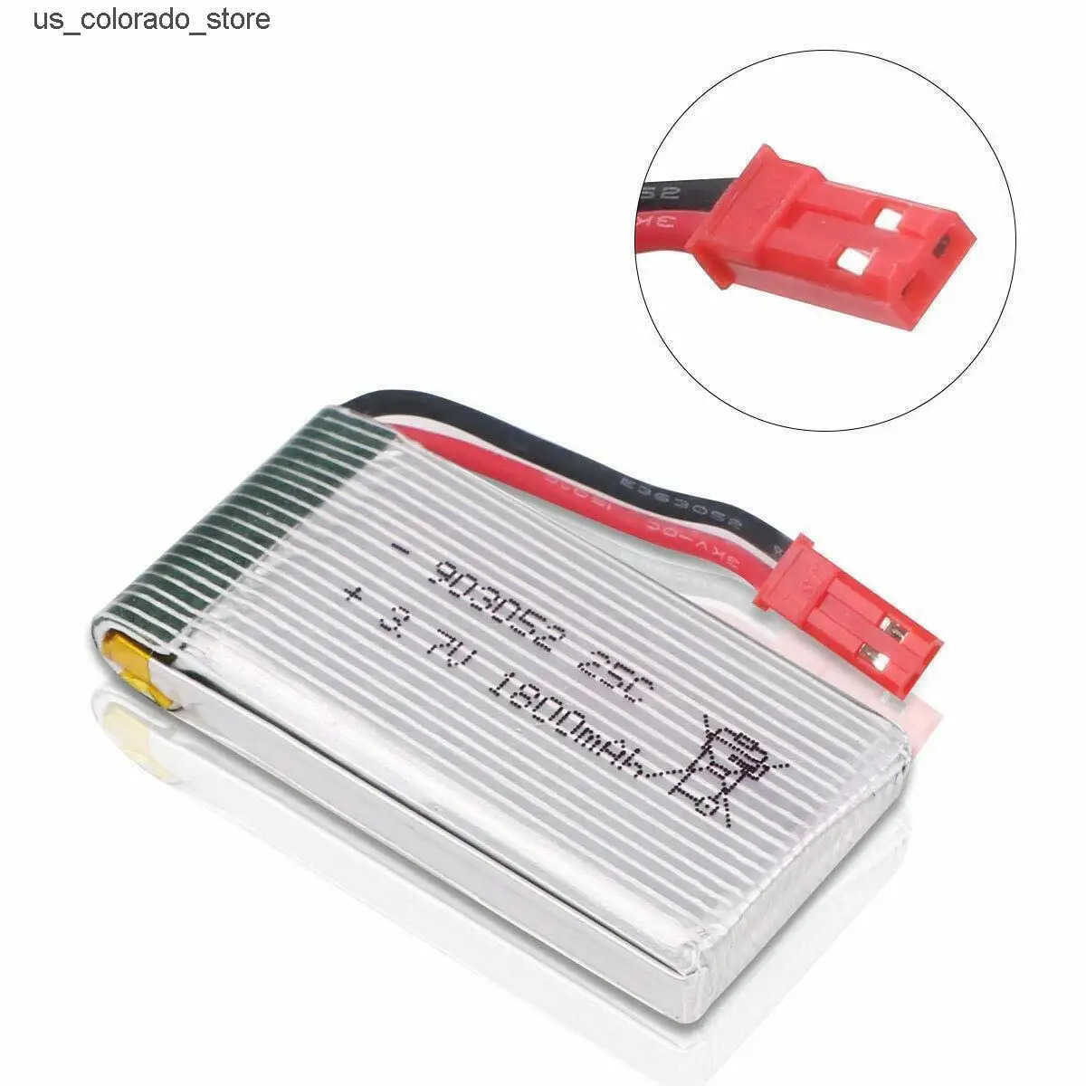 Drone Accessories 3.7V 1800mah 25C JST plug Lipo rechargeable battery for RC quad helicopter drone HQ859B HQ898B H11D H11C T64 T04 T05 F28 F29 T56 T57