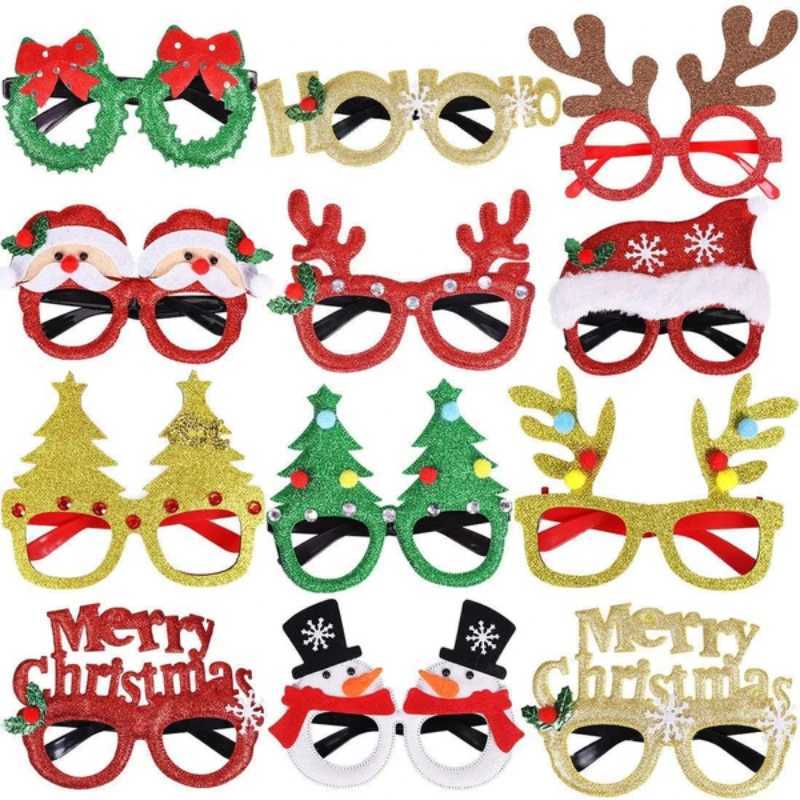 Sunglasses Christmas Glasses Party Glasses Christmas Novelty Glasses Party Accessories Fun Glasses Christmas Decorations Holiday Gifts H241213