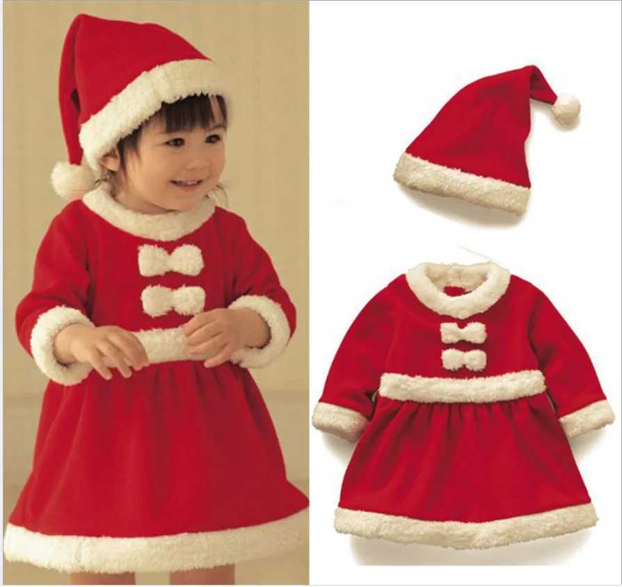 Christmas Cosplay Costume Boys Girls Long Sleeve Kid Carnival Party Santa Claus Kids Costume For 0-12 Years W241213
