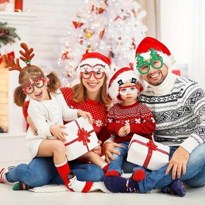 Sunglasses Christmas Glasses Party Glasses Christmas Novelty Glasses Party Accessories Fun Glasses Christmas Decorations Holiday Gifts H241213