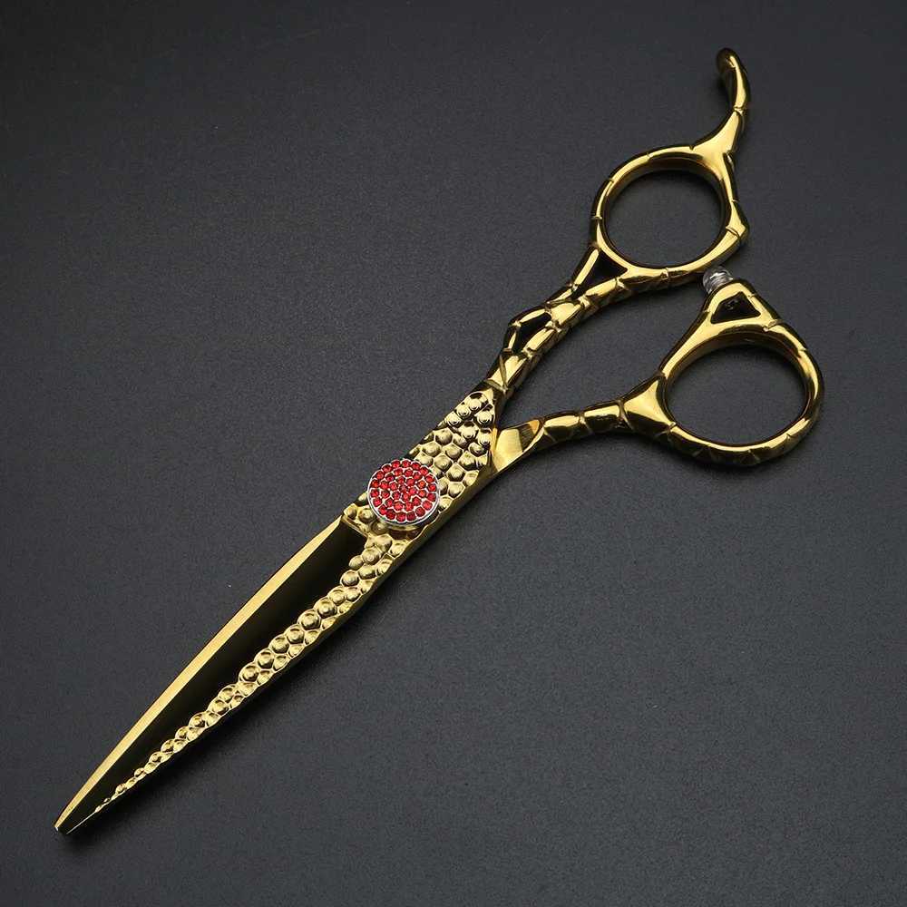 New Arrival Xuanfeng Forged Hair Scissors 6-inch Japanese 440C Steel Scissors and Thin Scissors Barber Z241213