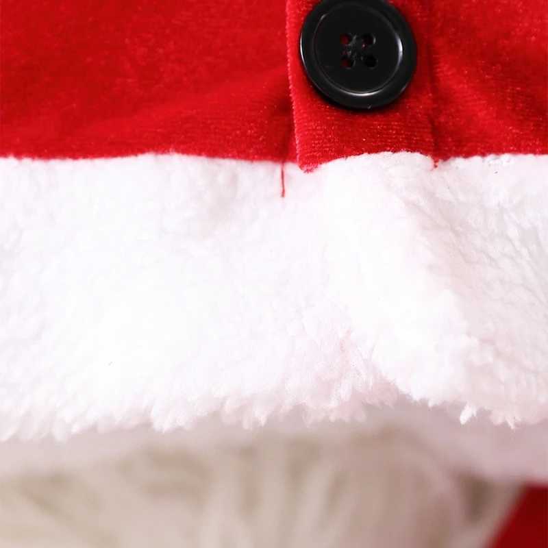 Baby Christmas costume with hat used for holiday family gatherings baby costume set W241213