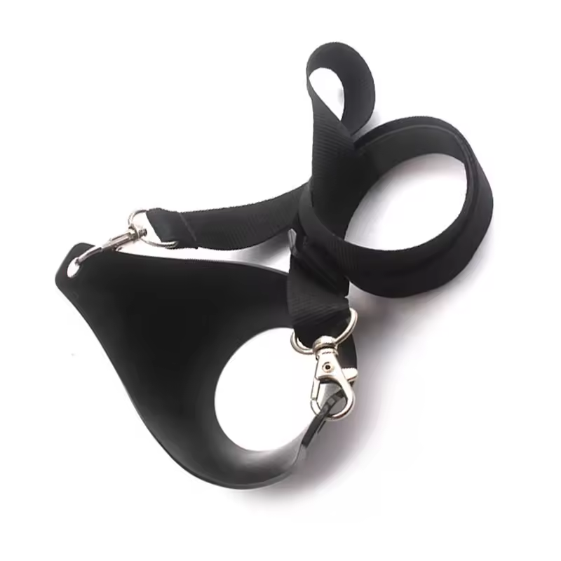 Customization Water Bottle Drink Cup Holder Neck Strap , Coffee Cup Lanyards With PVC Silicone Wine Beer Glass Holder Neck Lanyard,Silicone ring lanya