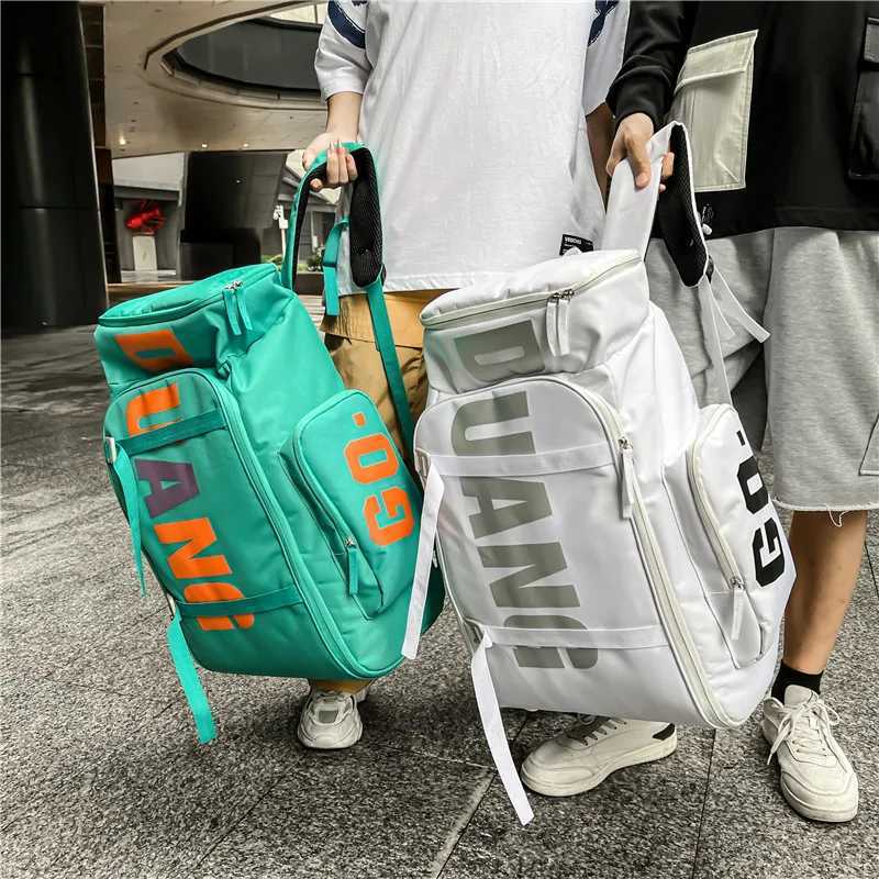 Backpack Mens Backpack Dry and Wet Separati Travel Bag Extra Large Capacity Sports Training Ski School Bag Fitness Bag Wen Z241212