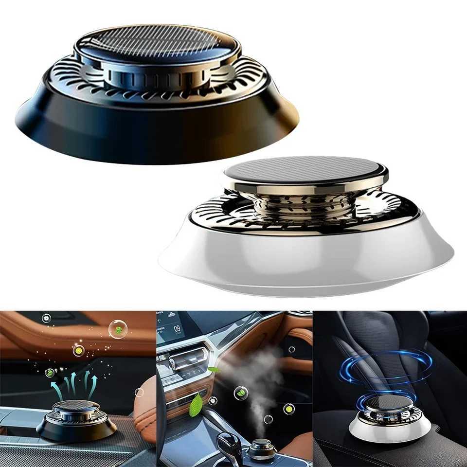 Car Air Solar Creative Rotation Perfume Diffuser Small Lasting Fragrance ABS Car Defroster Diffuser For Essential Oil Car Air SoXJ241213