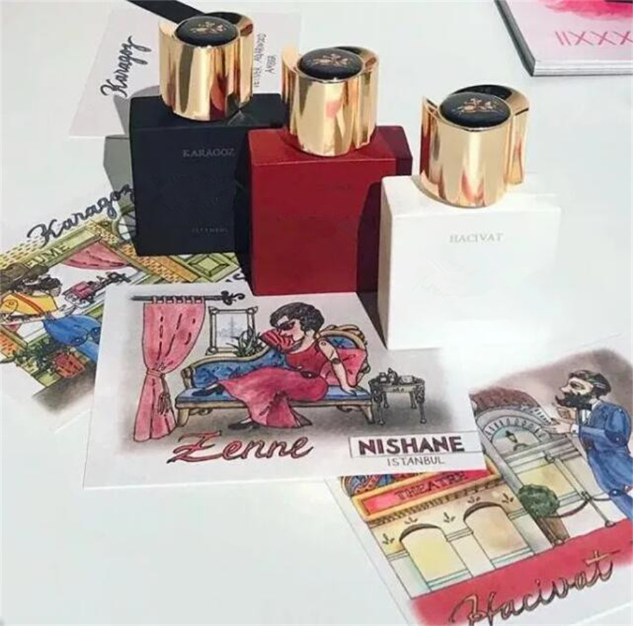 100ml Nishane Deziro Perfume Wulonha X Hacivat Fan Your Flames Fragrance Man Women Extrait De Parfum Long Lasting Smell Brand Neutral Cologne Spray