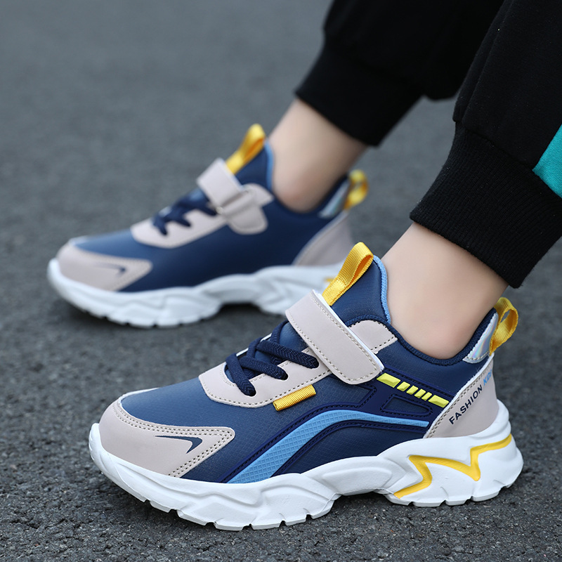 Kids Casual Boys Shoes Soft Sole Kids Shoes Non-slip Sneakers Shoes Outdoor Student's Children Pink Girls Sport Walking Footwear Size 27-39