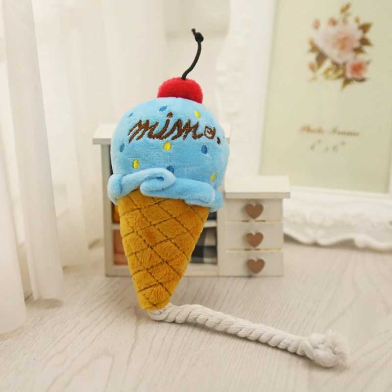 Pet toys fruits animals ice cream sound toys cartoon dog toys filling and squeezing pets cute plush puzzles dogs chewing and squeezing toys X241213