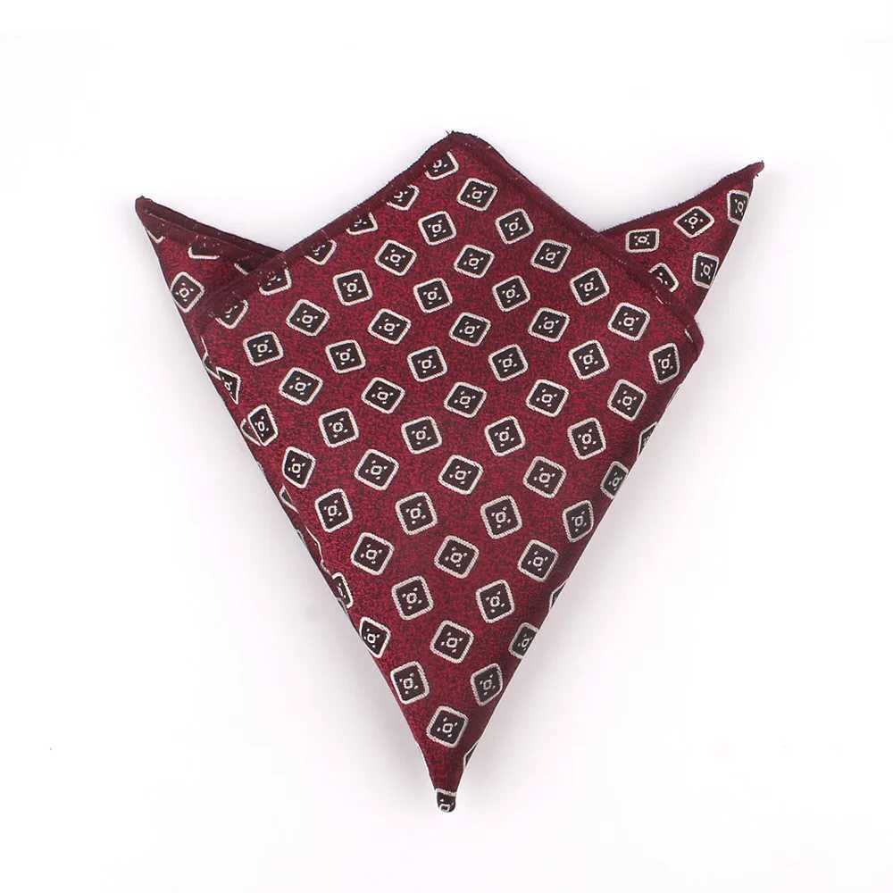Flat Jacquard Pocket Square Mens and Womens Striped Chest Towels Hanky Gentlemen Mens Set Handheld Pocket Towels W241213