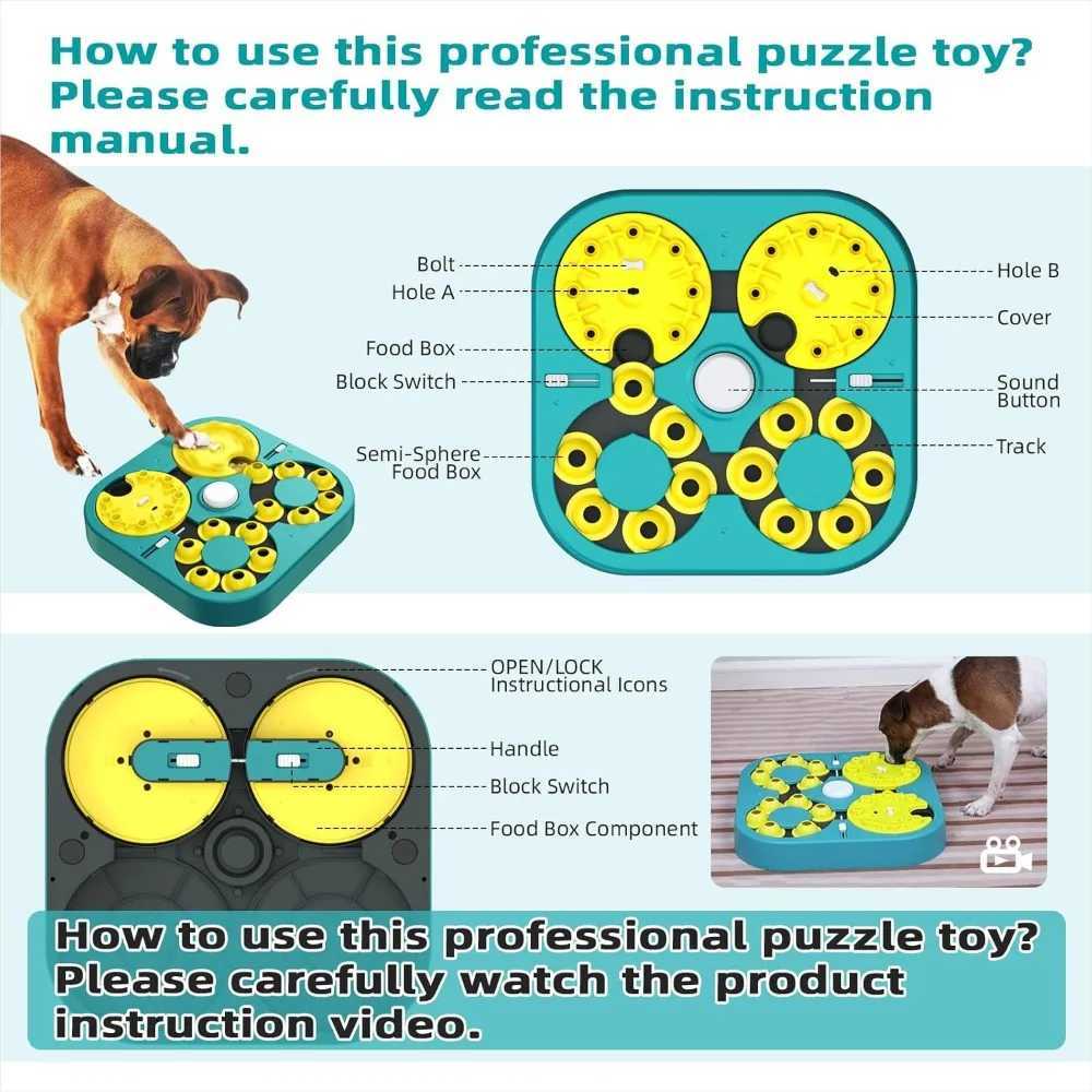 Dog supplies advanced puzzle toys for smart dogs slow feeders X241213