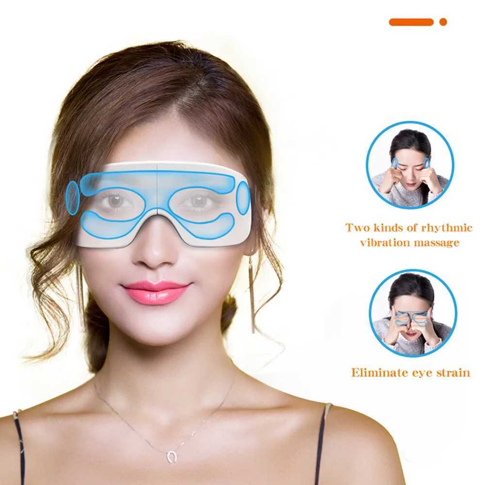 4D intelligent eye massager wireless vibration eye care tool hot compression Bluetooth eye massage glasses Fatty bag wrinkles W241213