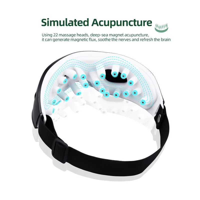 CkeyiN Intelligent Eye Massager Vibration Magnetic Relieve Fatigue Dark Circle Acupuncture Massage Relaxation Eye Care Device Wireless 51 W241213